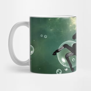 Wonderful dark steampunk seahorse Mug